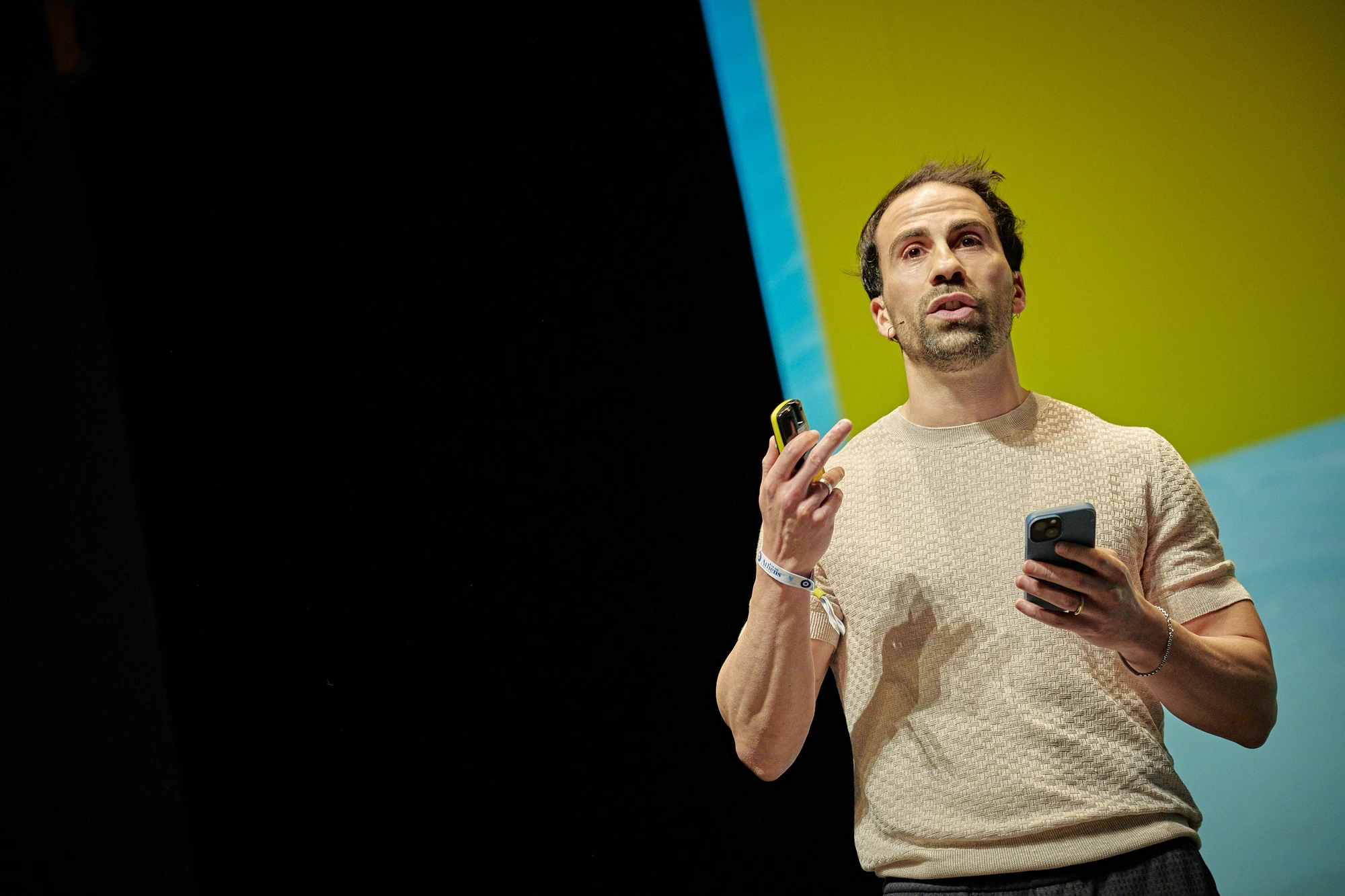 Massimiliano Pulla sul palco